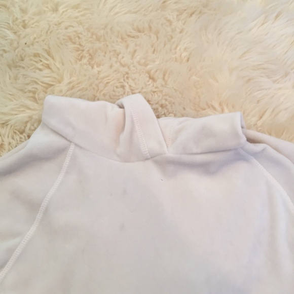 32° Degree Girls 10/12 White Velvet Warm Hoodie - Picture 5 of 10